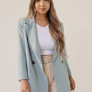 SAGE GREEN  BLAZER JACKET